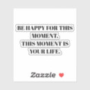 Search for the good life stickers Happiness