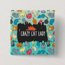 Search for crazy cat lady badges Cute