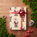Search for old fashioned santa wrapping paper Nostalgic