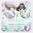 Search for mermaid and pirate stickers Under the sea