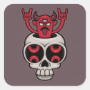 Search for horned skull stickers Demon