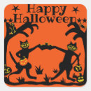 Search for vintage halloween black cat stickers Silhouette