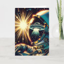Search for stars and planets birthday cards Astronaut
