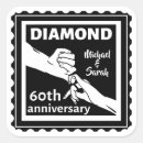 Search for diamond anniversary stickers 60th