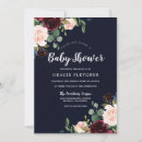 Search for navy burgundy baby shower invitations Marsala