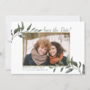 Search for holiday save the dates Gold foil