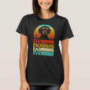 Search for dachshund womens tshirts Retro