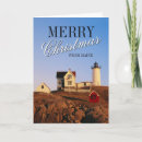 Search for sunset with lighthouse cards Winter