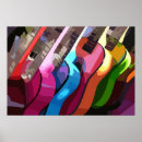 Search for colorful music notes posters Guitar