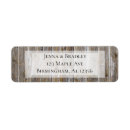 Search for rustic wood return address labels Elegant