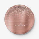 Search for glitter plates Girly