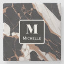 Search for black marble coasters Typography