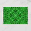 Search for four leaf clover business cards Shamrock