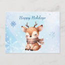 Search for christmas cartoon postcards Deer