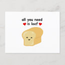 Search for bread loaf postcards Cute
