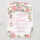 Search for light pink quinceanera invitations Flowers