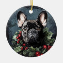 Search for frenchie christmas tree decorations Xmas