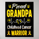 Search for childhood cancer awareness posters Warrior