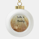 Search for beachy christmas tree decorations Sand