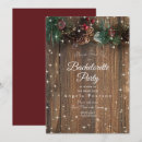 Search for christmas hens party invitations Rustic