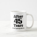 Search for forty five mugs Anniversary