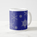 Search for snowflake jumbo mugs Blue