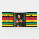 Search for red and black graduation banners High school graduate
