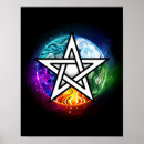 Search for wiccan posters Pentagram