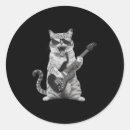 Search for cat playing stickers Guitar