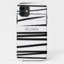 Search for black and white lines iphone cases Stylish