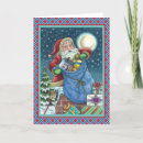 Search for santa claus chimney christmas cards Moon