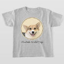 Search for pembroke welsh corgi tshirts Red