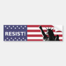 Search for statue bumper stickers Resist
