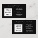 Search for front and back business cards Professional