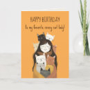 Search for cat lady birthday cards Best friend