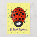 Search for cute cartoon ladybug postcards Ladybird
