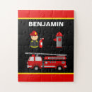 Search for firefighter puzzles Firetruck