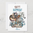 Search for cowgirl birthday cards Cowboy boots