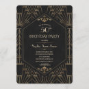 Search for great gatsby birthday invitations Elegant 50 birthday party