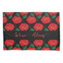 Search for red rose pillowcases Elegant