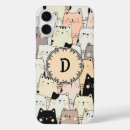 Search for cat illustration iphone cases Cute
