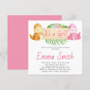 Search for dinosaur baby girl shower invitations Animals