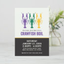 Search for mardi gras crawfish invitations New orleans