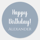 Search for light blue monogram stickers Modern