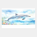Search for dolphins jumping stickers Nature