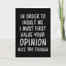 Search for funny insults cards Sarcastic