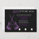 Search for rock and roll baby shower invitations Guitar