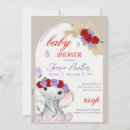 Search for boho elephant baby shower invitations Cute