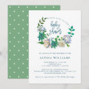 Search for succulent baby shower invitations Blue