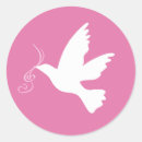 Search for doves wedding stickers Pink
